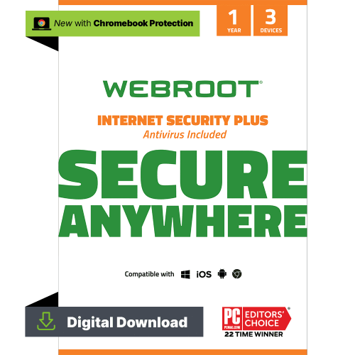Webroot Internet Security Plus with Antivirus Protection